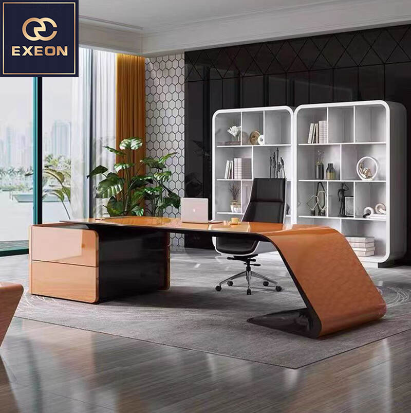 Luxury desk-Bugatti desk-Leather desk-Italian desk