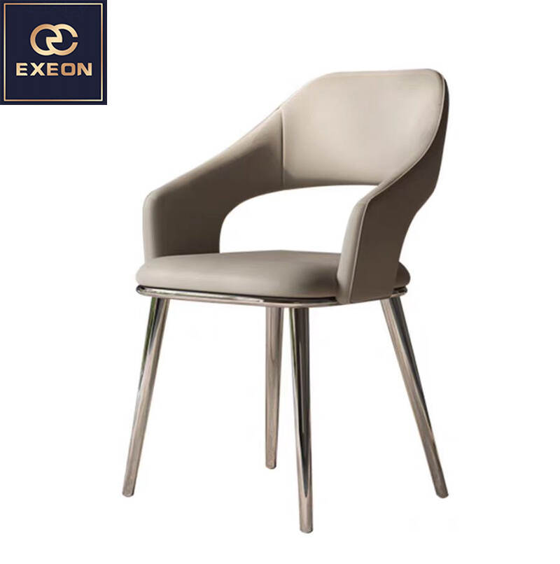 High quality light luxury villa home design custom luxury dining chair