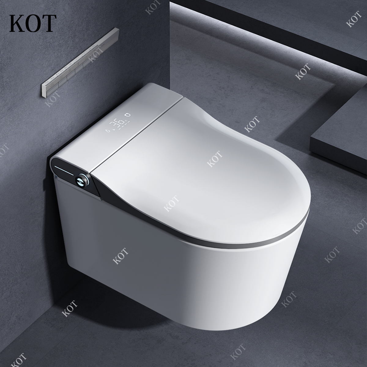 wall hung smart toilet