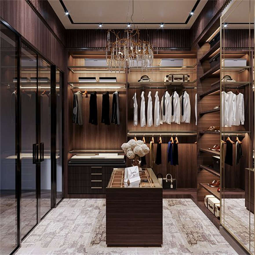 Metal Design Walk-in Closet