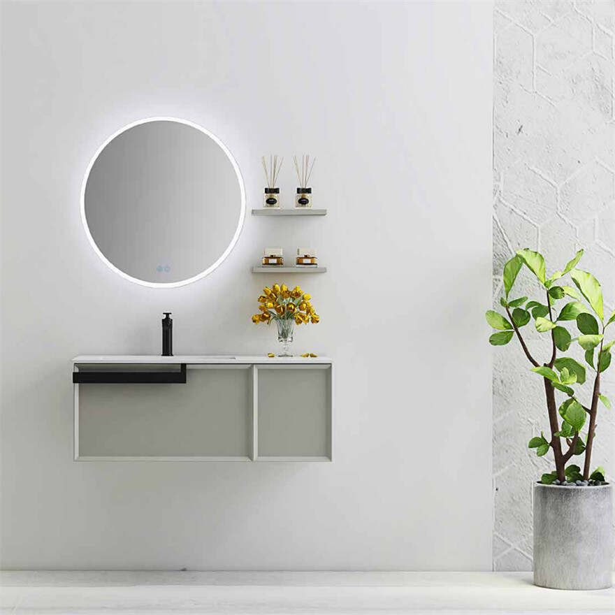 High End Bathroom Floating Vanity Cabinet