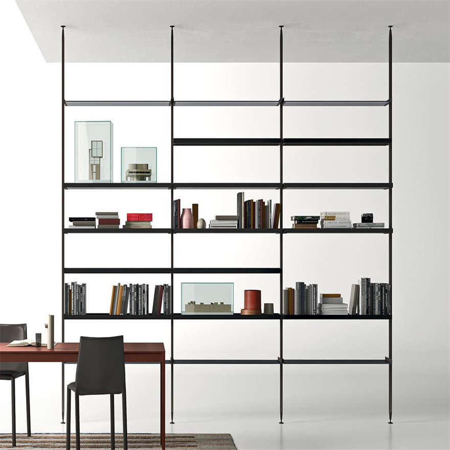 Multifunctional Aluminum Bookshelf Wall System