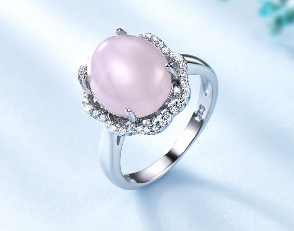 Solid Rose Quartz Band Ring: A Timeless Beauty