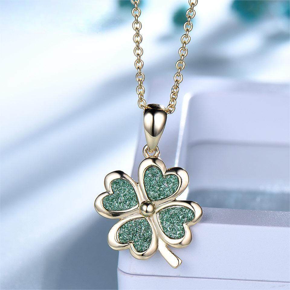 4 leaf clover pendant necklace, four leaf clover pendant necklace