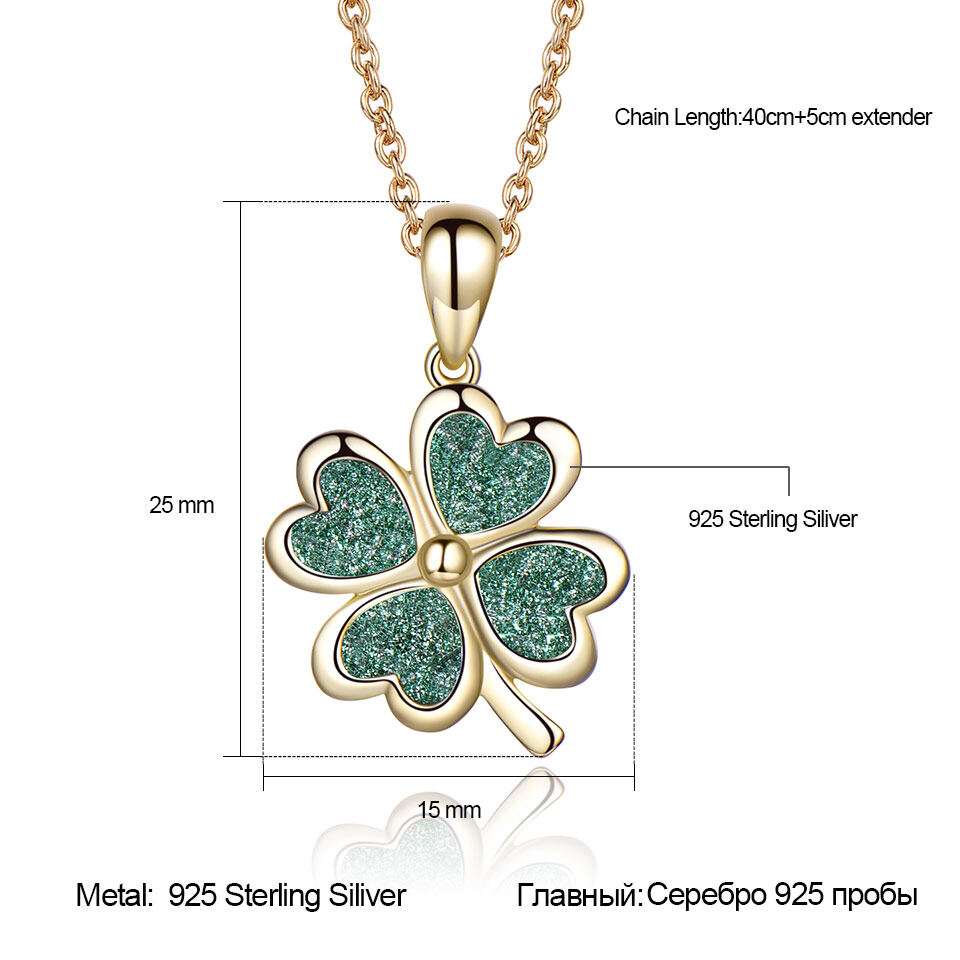 4 leaf clover pendant necklace, four leaf clover pendant necklace