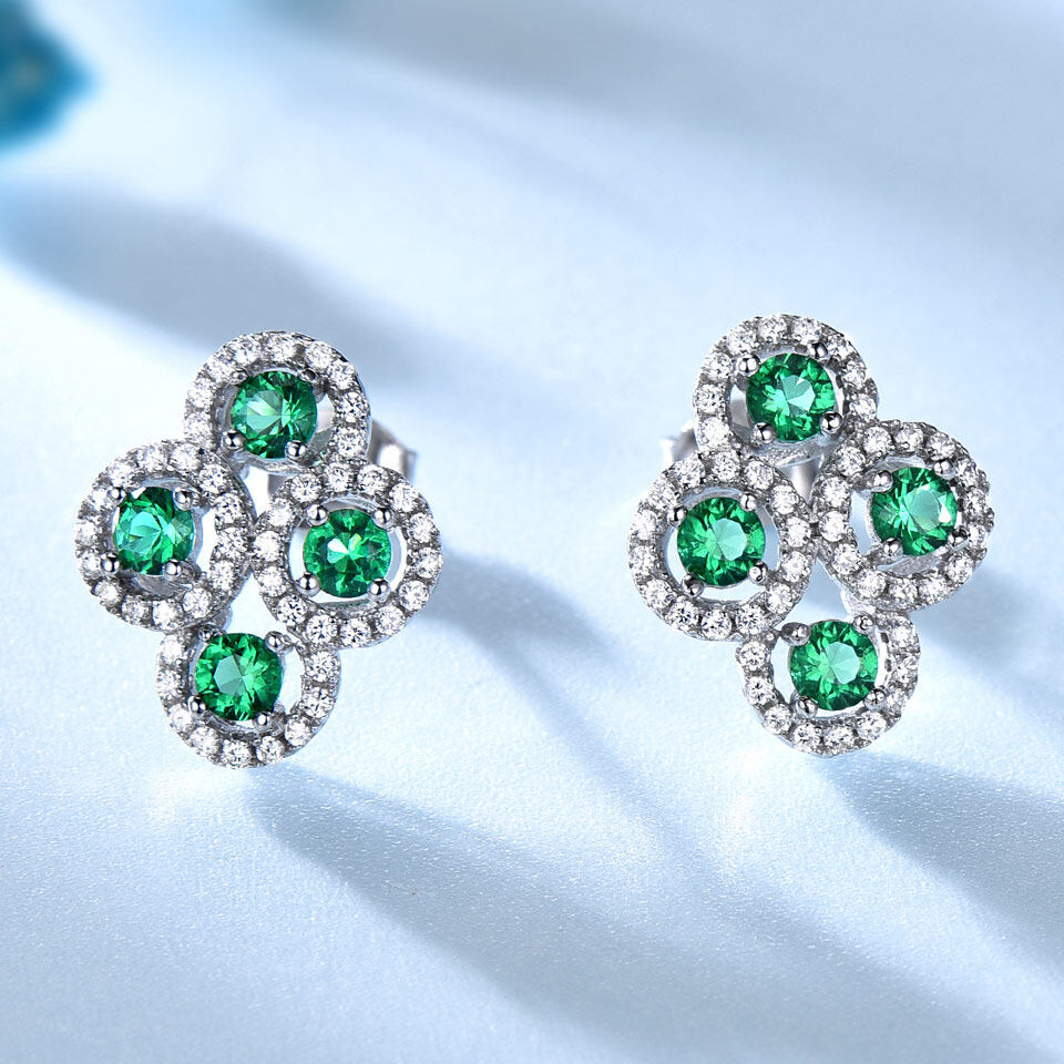 emerald stud earrings silver, emerald stud earrings sterling silver, emerald green stud earrings silver, emerald green stud earrings, diamond stud earrings green emerald