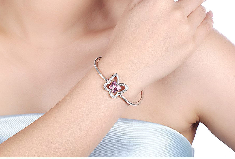 anniversary bracelets for women, 925 solid silver bracelet