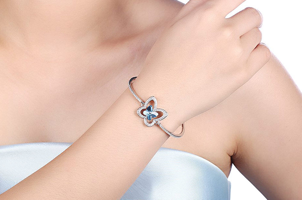 anniversary bracelets for women, 925 solid silver bracelet