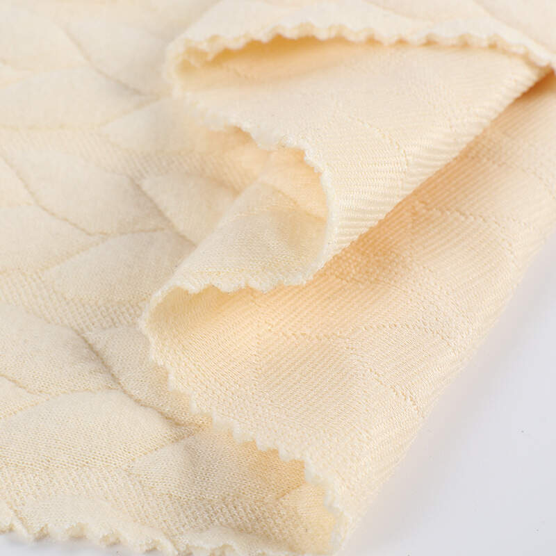 Raised waffle polyester ammonia air layer