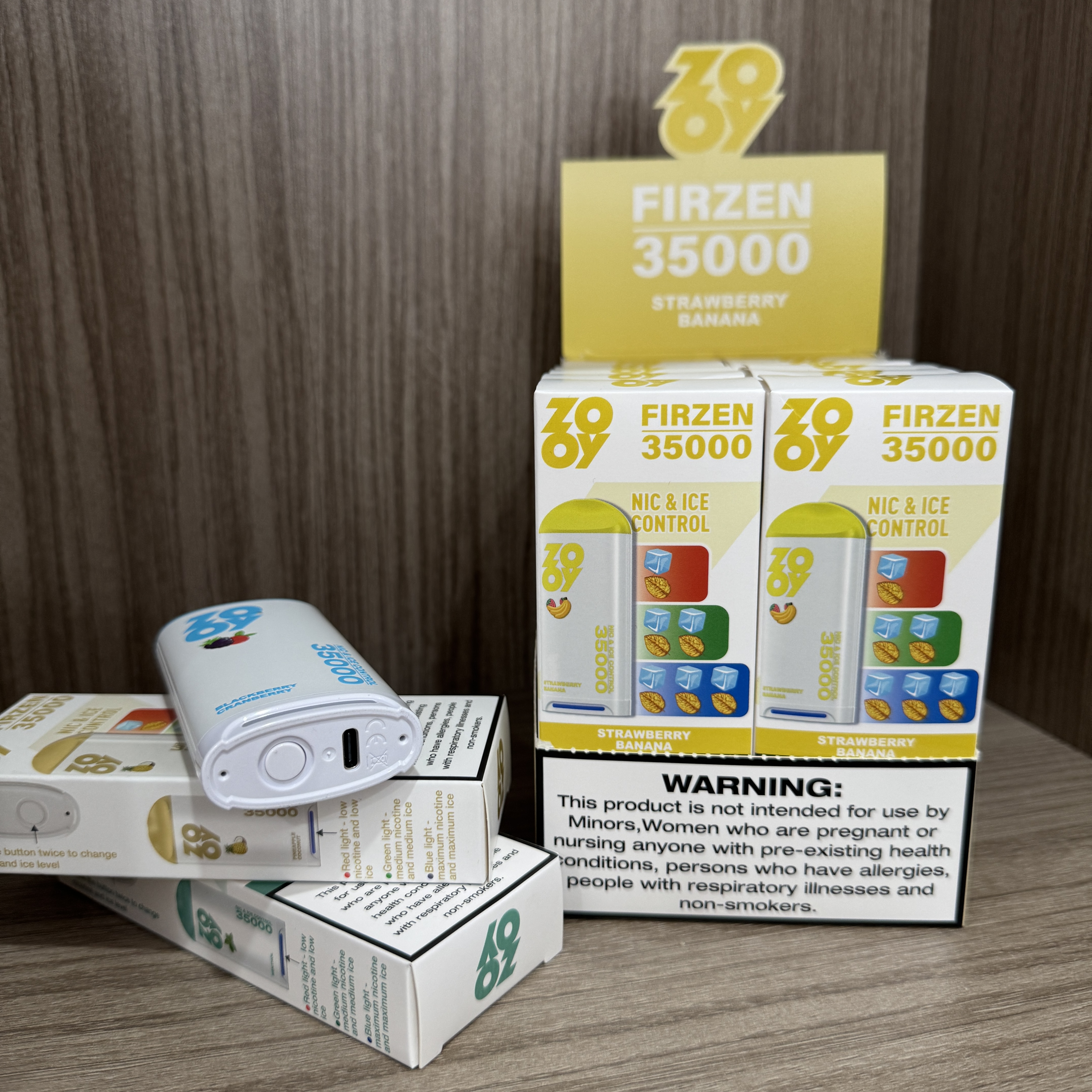 Einstellbarer Einwegvolden; Zooy Firzen einstellbarer Nikotinvape; 35000 Puffvape; Zooy Firzen35000; Nic Control Vape; Eiskontrollvape; wiederaufladbares Vape Europe; Kaufen Sie Einweg -Vape EU