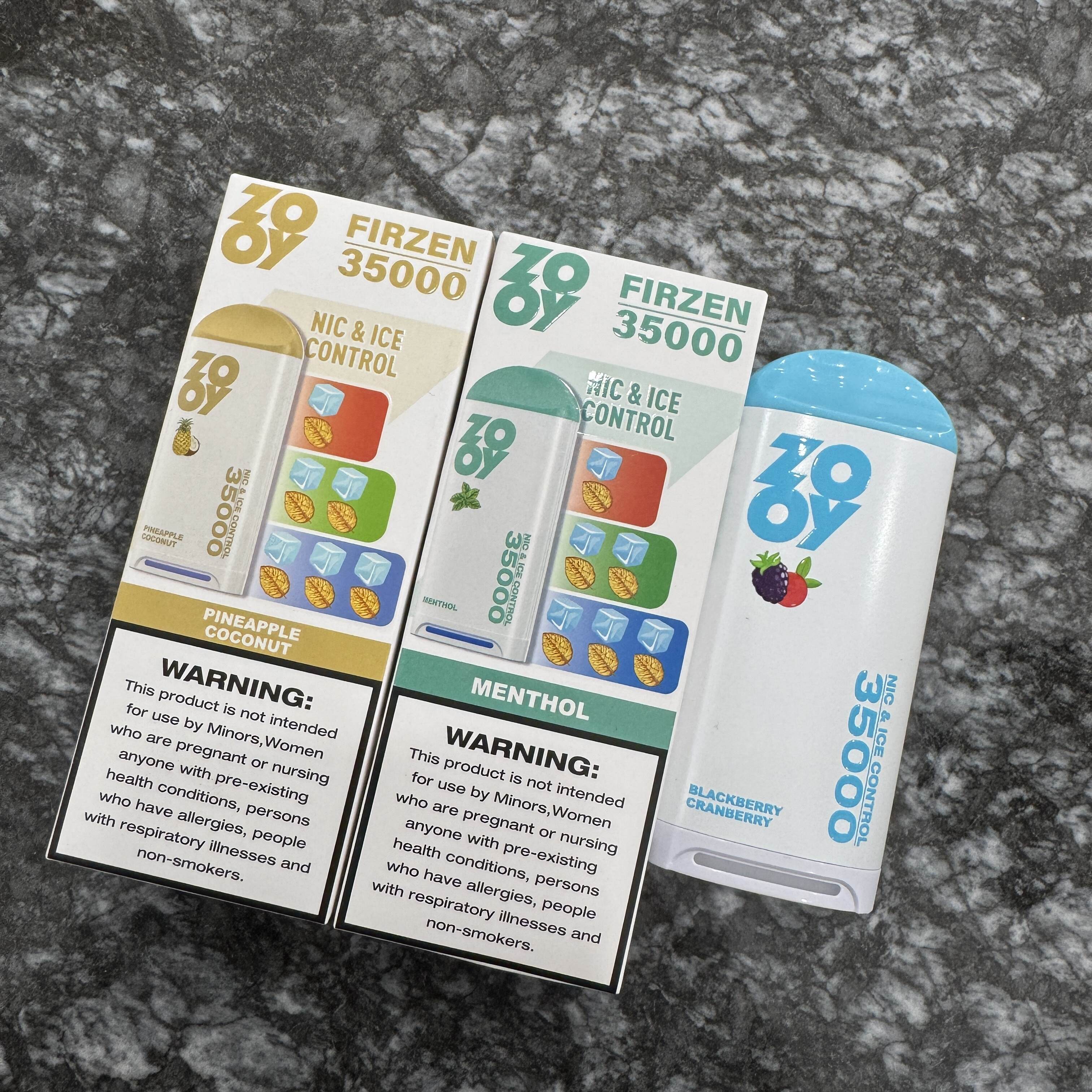 Einstellbarer Einwegvolden; Zooy Firzen einstellbarer Nikotinvape; 35000 Puffvape; Zooy Firzen35000; Nic Control Vape; Eiskontrollvape; wiederaufladbares Vape Europe; Kaufen Sie Einweg -Vape EU