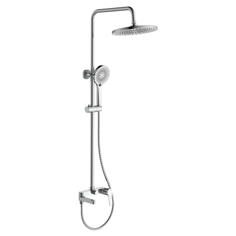 High and Bathroom Faucet Manufacturers Wall- mounted Brass Shower Set Supplier Brass Bath Shower Factories