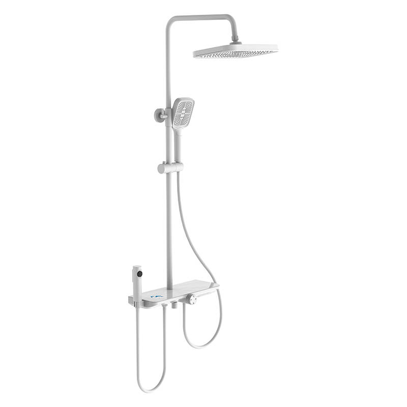 Bathroom Rain Shower Set Factories Exposed Brass Shower Set Wall Mounted Rainfall Shower Set