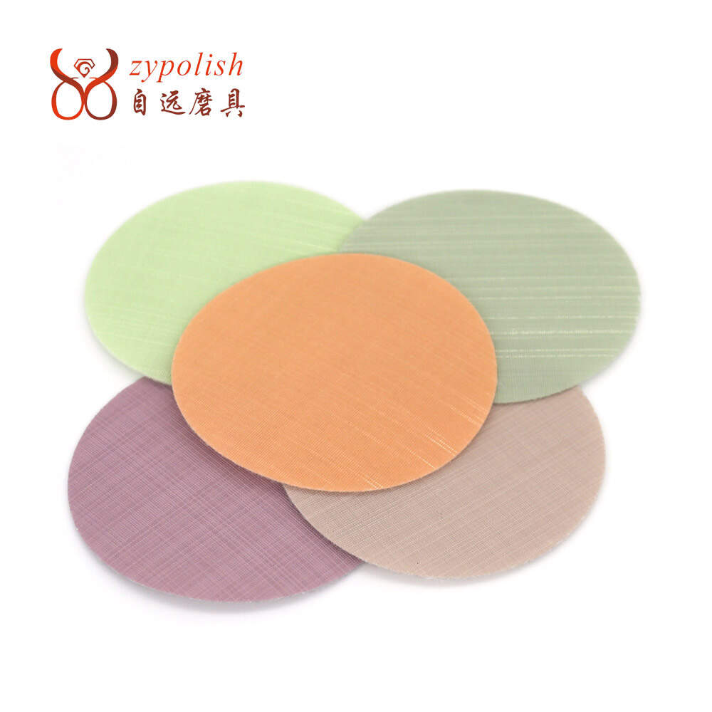 TPU/PET Backing Material Ceramic Back Cover Grinding Use Diamond Pyramidal Abrasive Disc Film Disc