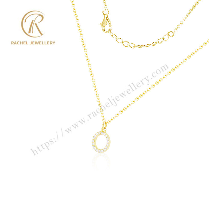 14K Gold Plated Circle Necklace Dainty Cubic Zirconia Halo Choker Necklaces for Women