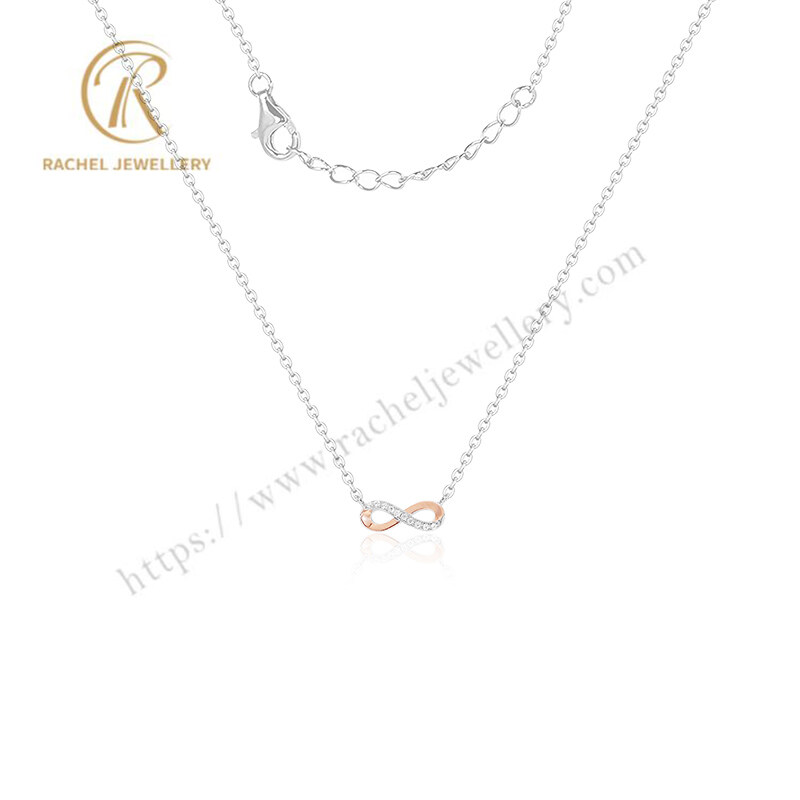 Friendship Infinite 8 Necklace Lucky Elephant CZ Circle Pendant Necklace for Women Gift Card