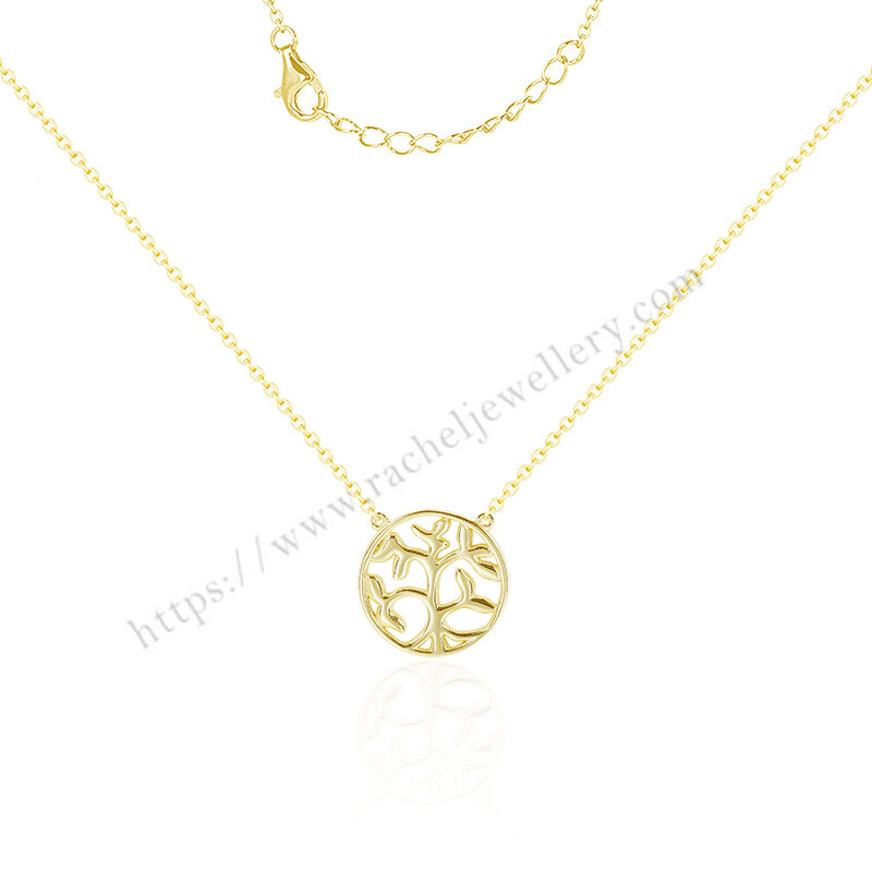 Manufacturer Professional 925 Sterling Silver Chain Necklaces Jewelry Tree Of Life Necklaces Wholesale