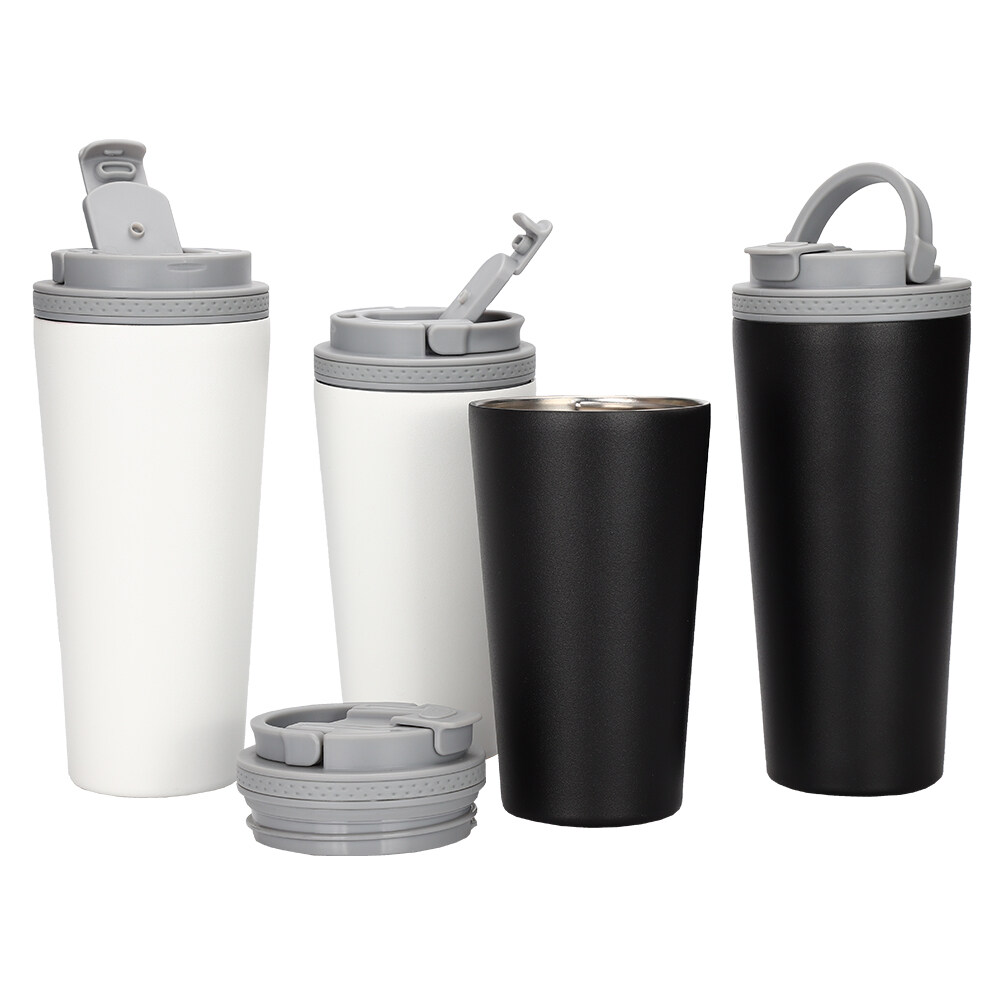 1pc 17oz Stainless Steel Insulated Coffee Mug With Handle, Double Wall  Vacuum Travel Mug With Slide Lid, Shop The Latest Trends