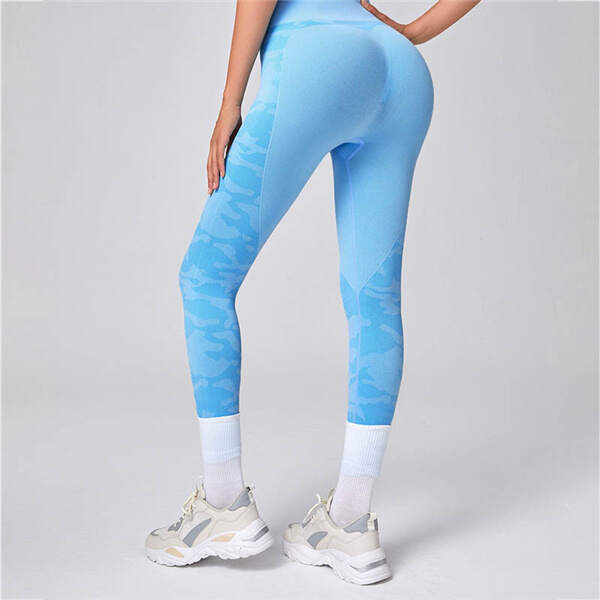 Hot Selling High Waist Fitness Yoga Pants Peach Buttocks Camouflage Yoga Leggings For Women Push Up Workout Sports
