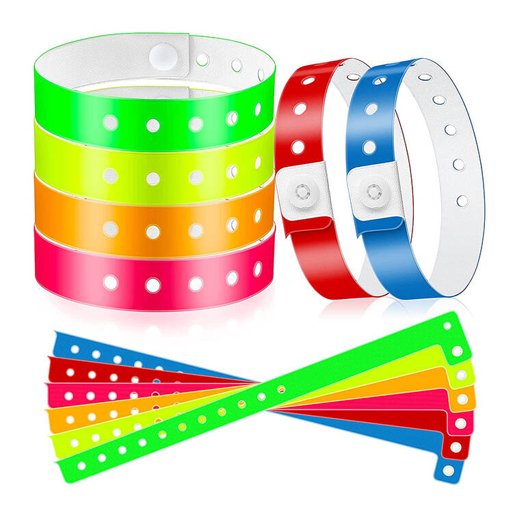 Manufacturer Customized Logo Waterproof Tag Id Medical Vinyl Wristband Soft Plastic Pvc Wrist Band For Events