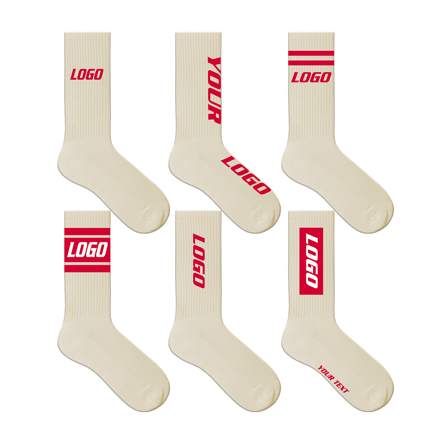 OEM Moq Fast Sample Oem Custom Logo Crew Socks Men Running Sport Socks Cycle Athletic Custom Logo Basketball Socks