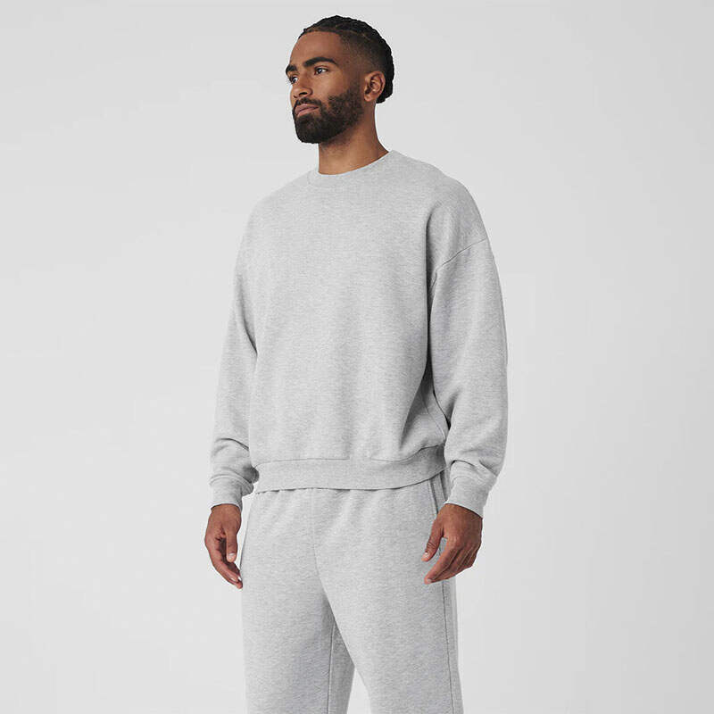 Men's Crew Neck Pullover Sweatshirts Factory Comfortable Sweatshirts For Corporate Or Sportswear