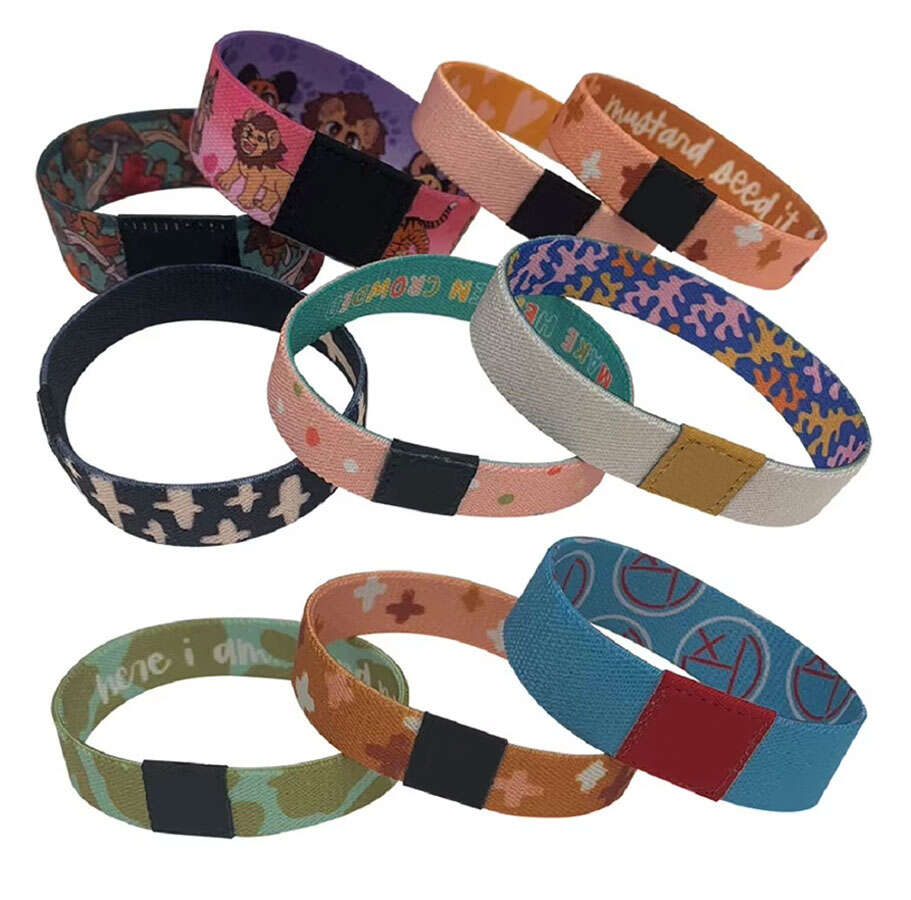 Event Rpet Stretch Wrist Band Men Women Woven Elastic Wrist Band Elastic Bandage Hand Sport Wristband