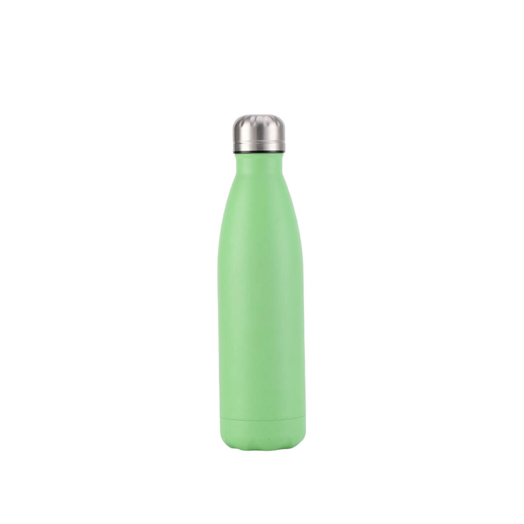Double Wall 17oz Cola-Shaped Fitness Vacuum Flask Thermos Sports Bottle 500ml Stainless Steel Outdoor Sport Water Bottle