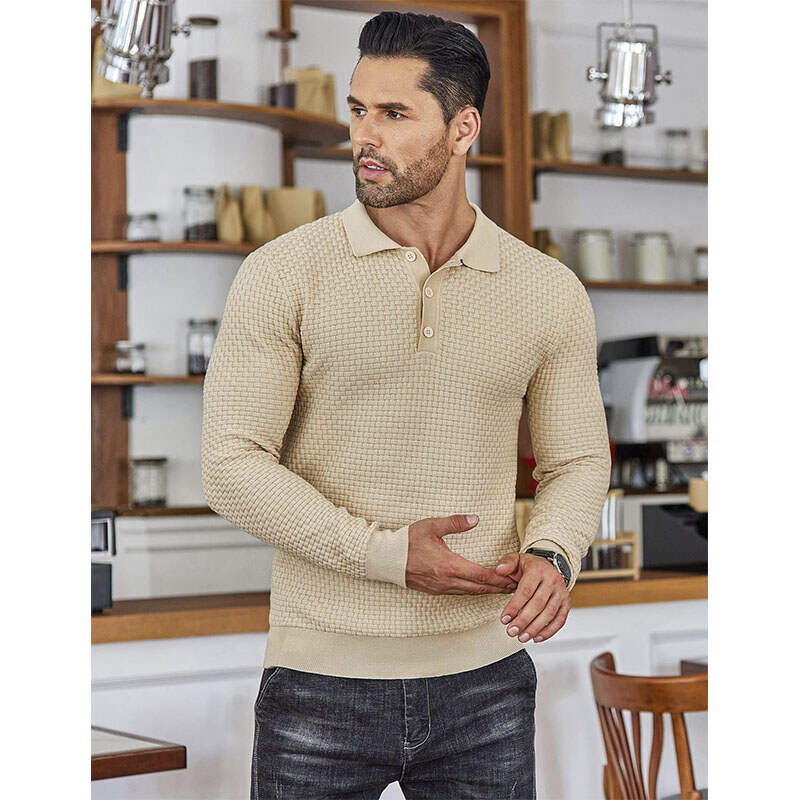 Stylish Long Sleeve Polo Shirts For Men – Lightweight And Durable Design