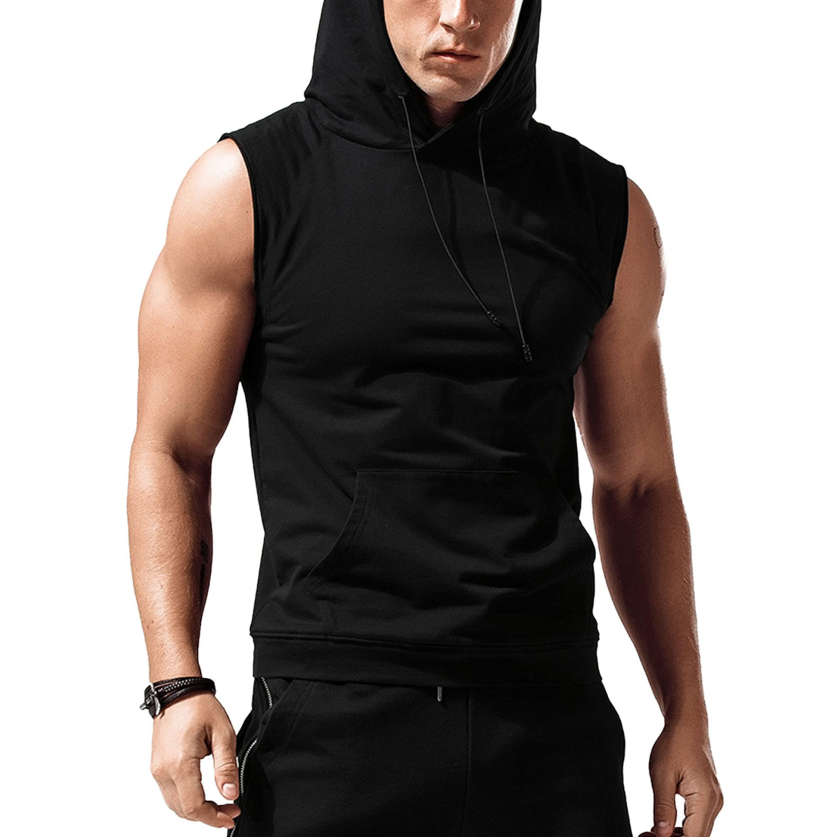 Men’s Hooded Tank Tops – Comfortable And Stylish Sleeveless Hoodie For Gym & Sports