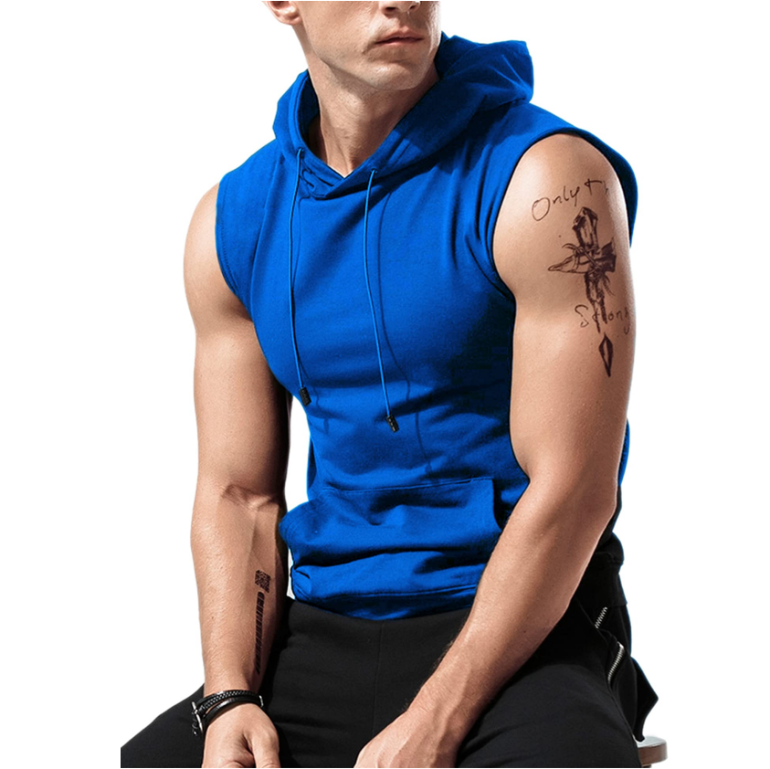 Men’s hooded tank tops bulk, wholesale sleeveless hoodies, gym hoodies for men, stylish workout tank tops, B2B fitness apparel, custom gym wear, men’s sports hoodies, wholesale activewear supplier, athletic sleeveless hoodies, gym clothing bulk