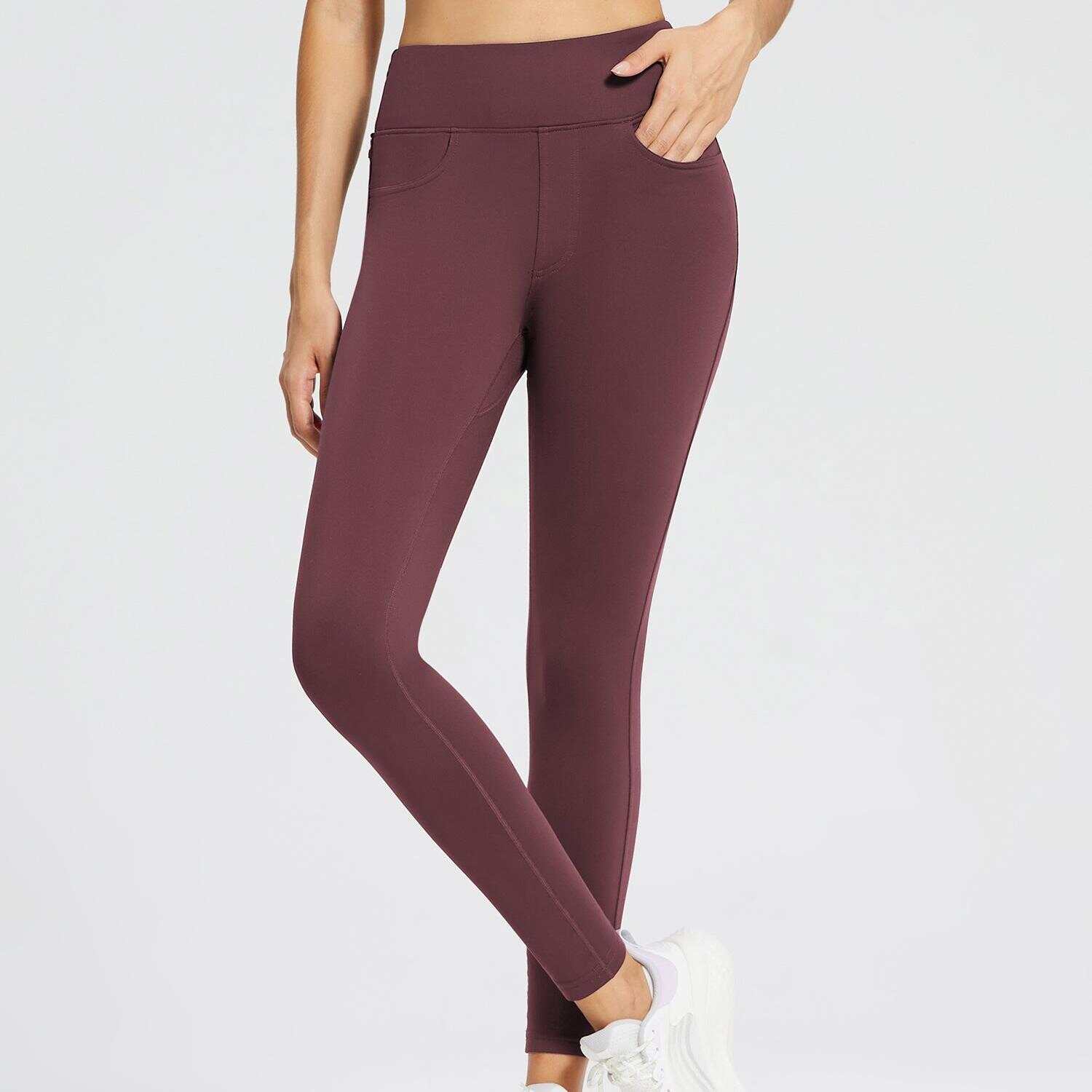 Cross Over Waist 4 Way Stretch Lulu Similar Fabric High Quaity Custom logo Custom Gym Leggings for Women