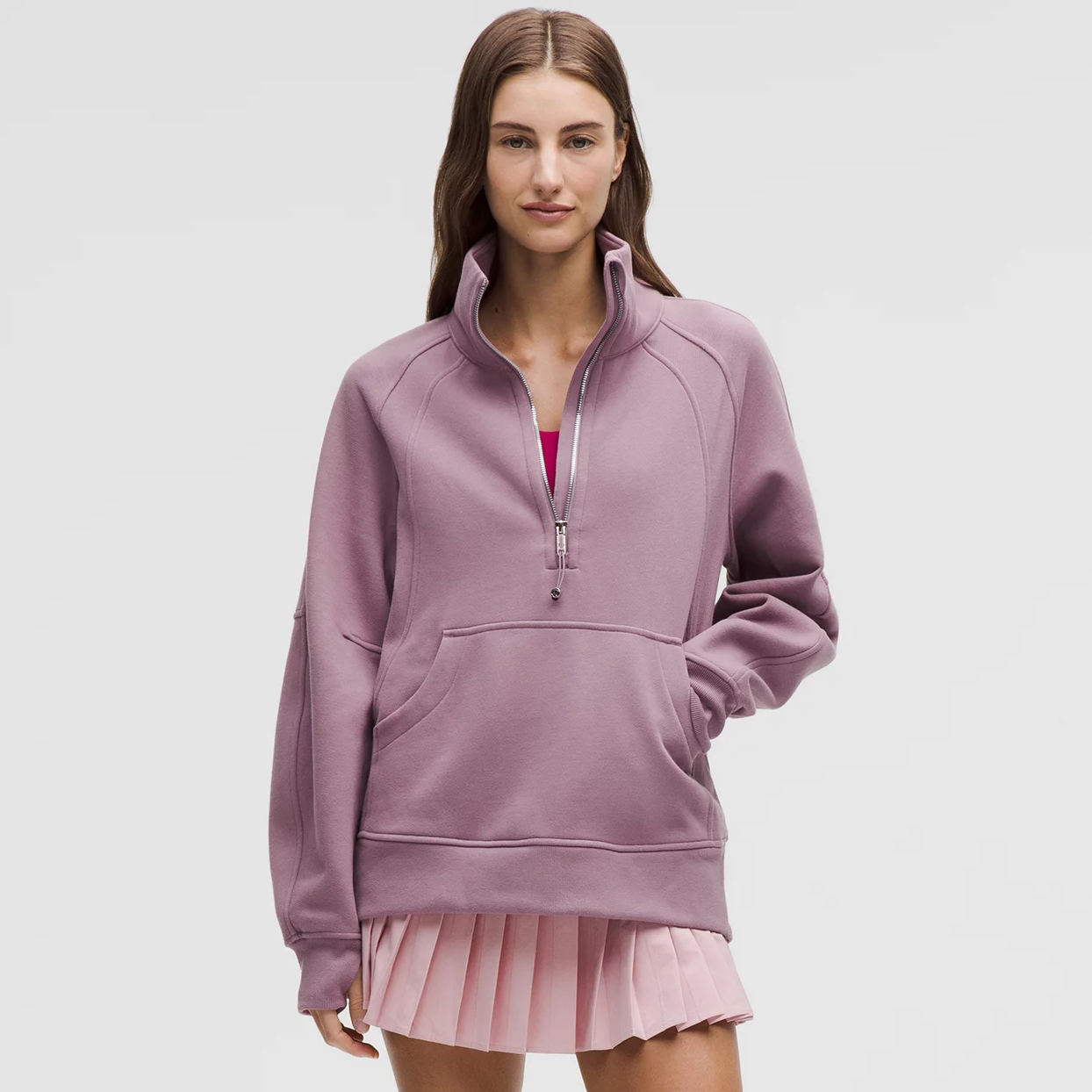 Wholesale Women's sweatshirt Stand collar Half zipper Warm sweatshirt Running exercise Exercise Outdoor sportswear