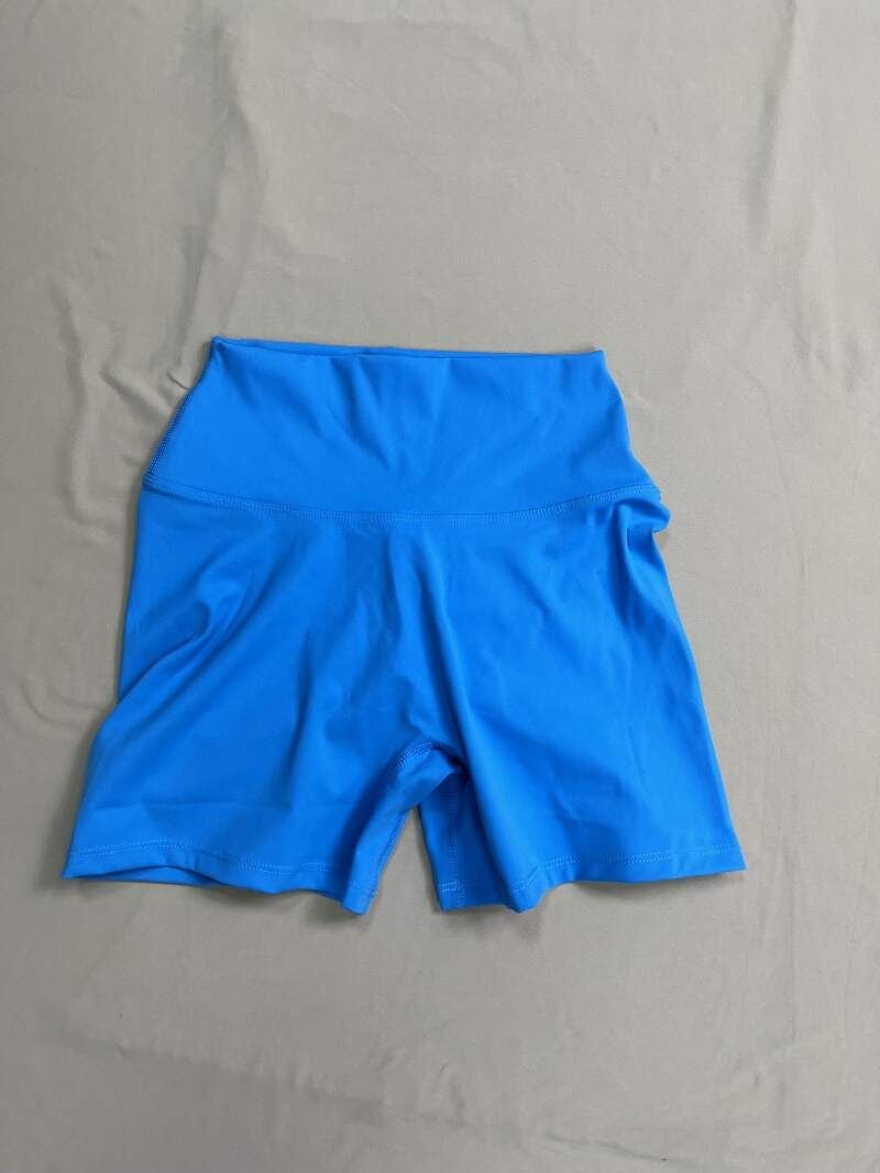 Women High Waisted Biker Fitness Athletic Workout Running Yoga Gym Shorts