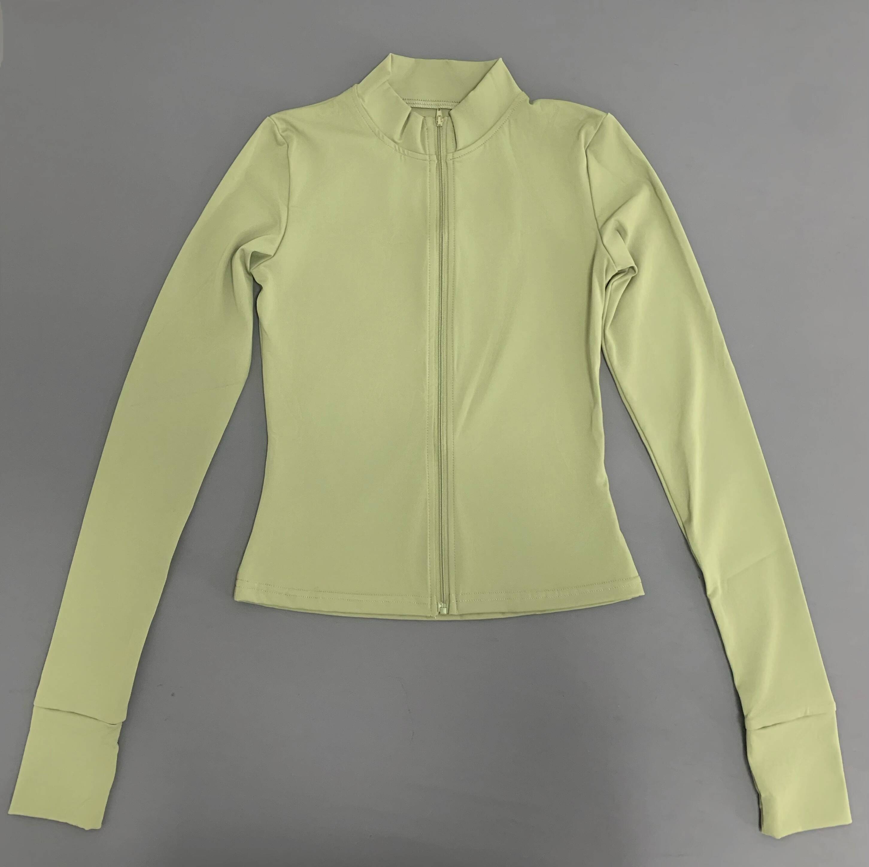 Women’s Athletic Zip-Up Jacket - Long Sleeve Quick-Dry Running & Workout Coat for Yoga, Gym, Training