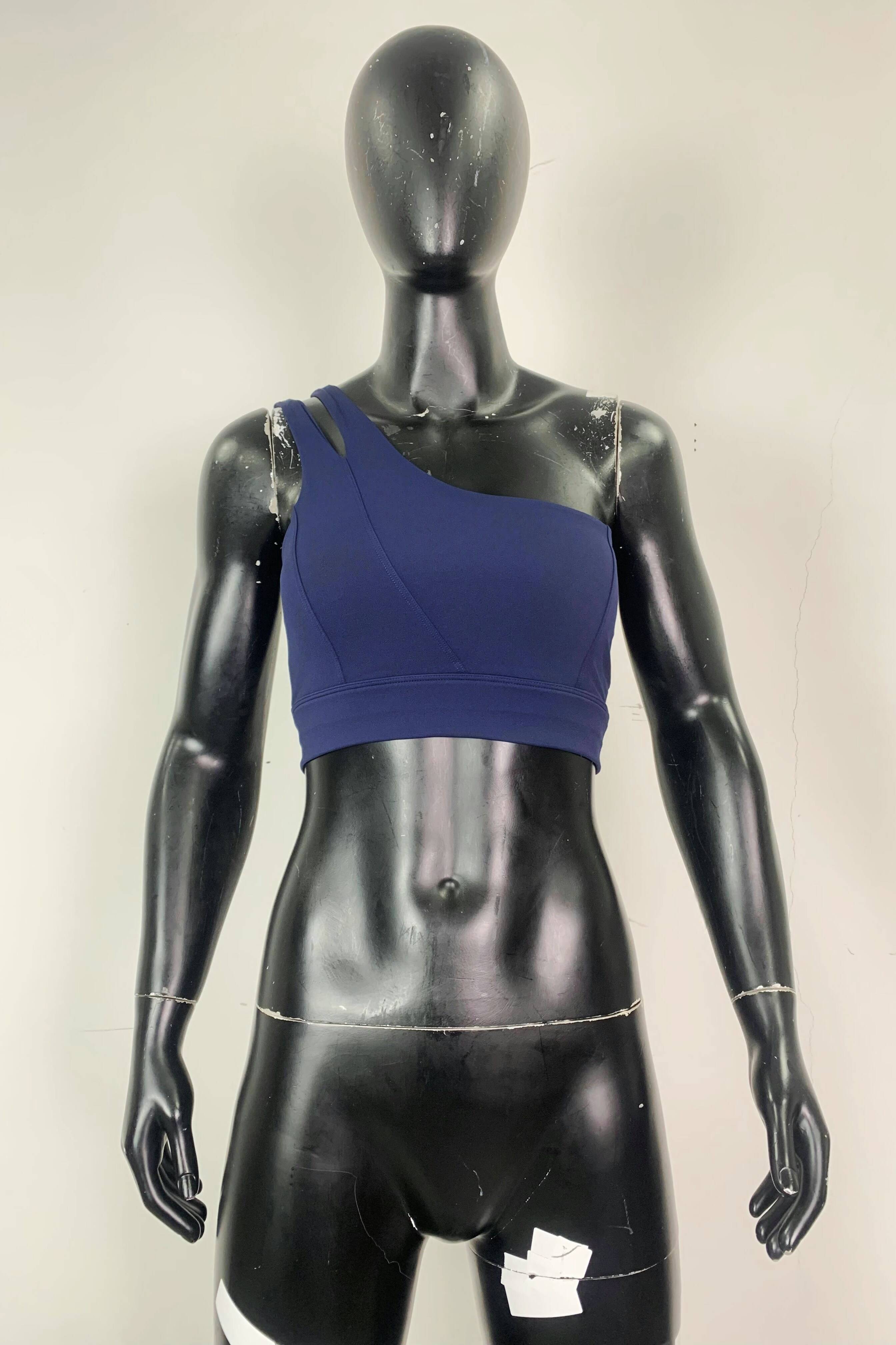 Sports Bra High Stretch Comfy One-Shoulder Yoga Bra Women Fitness Gym Top Running Workout Underwear Push Up Tops Sexy Yoga Vest