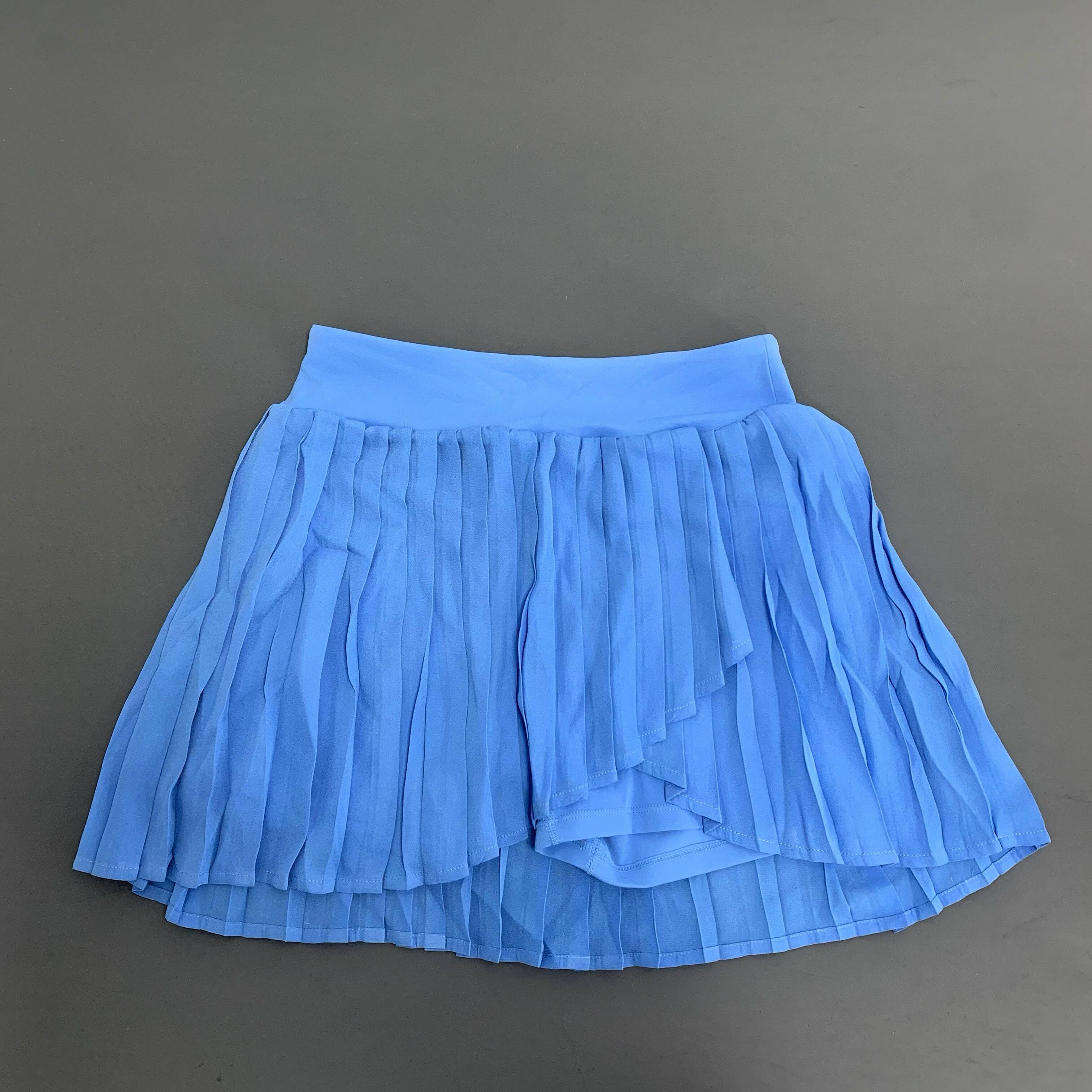 Fashion Girl Gym Running Pleated Pantskirt Golf Tennis Skirt With Pocket Women Sports High Waist Yoga Skirt Shorts Sports Skorts