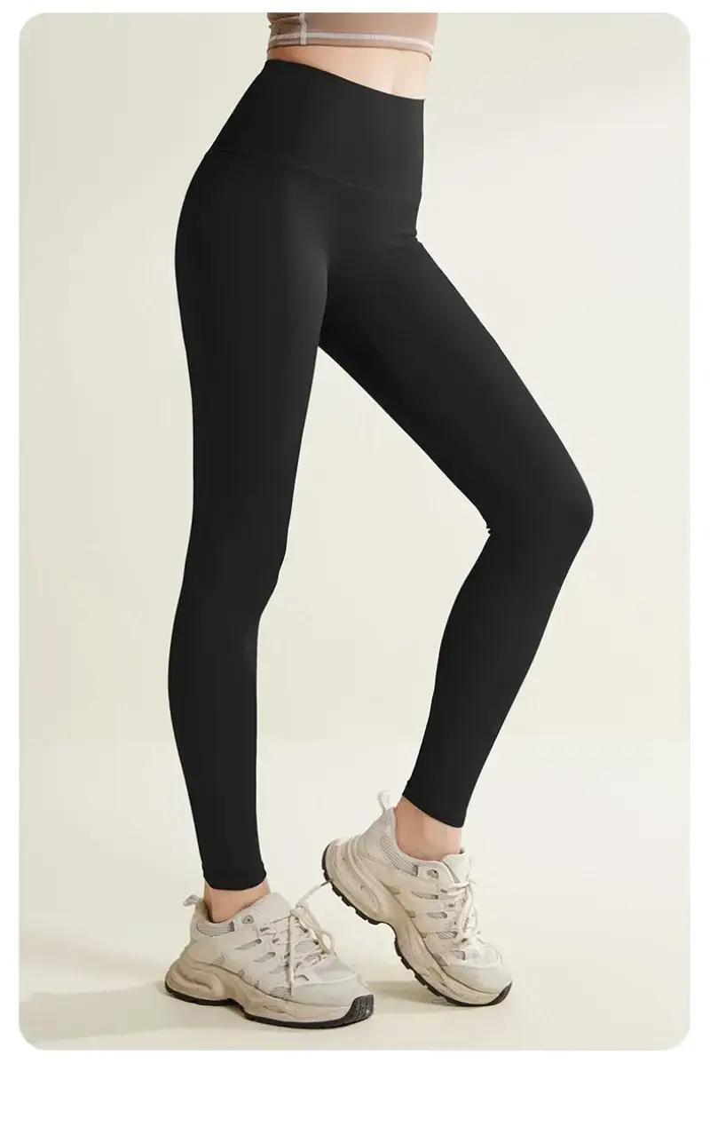 high waisted leggings, hip lifting yoga pants, tummy control fitness leggings, breathable sports leggings, women’s cycling gym pants