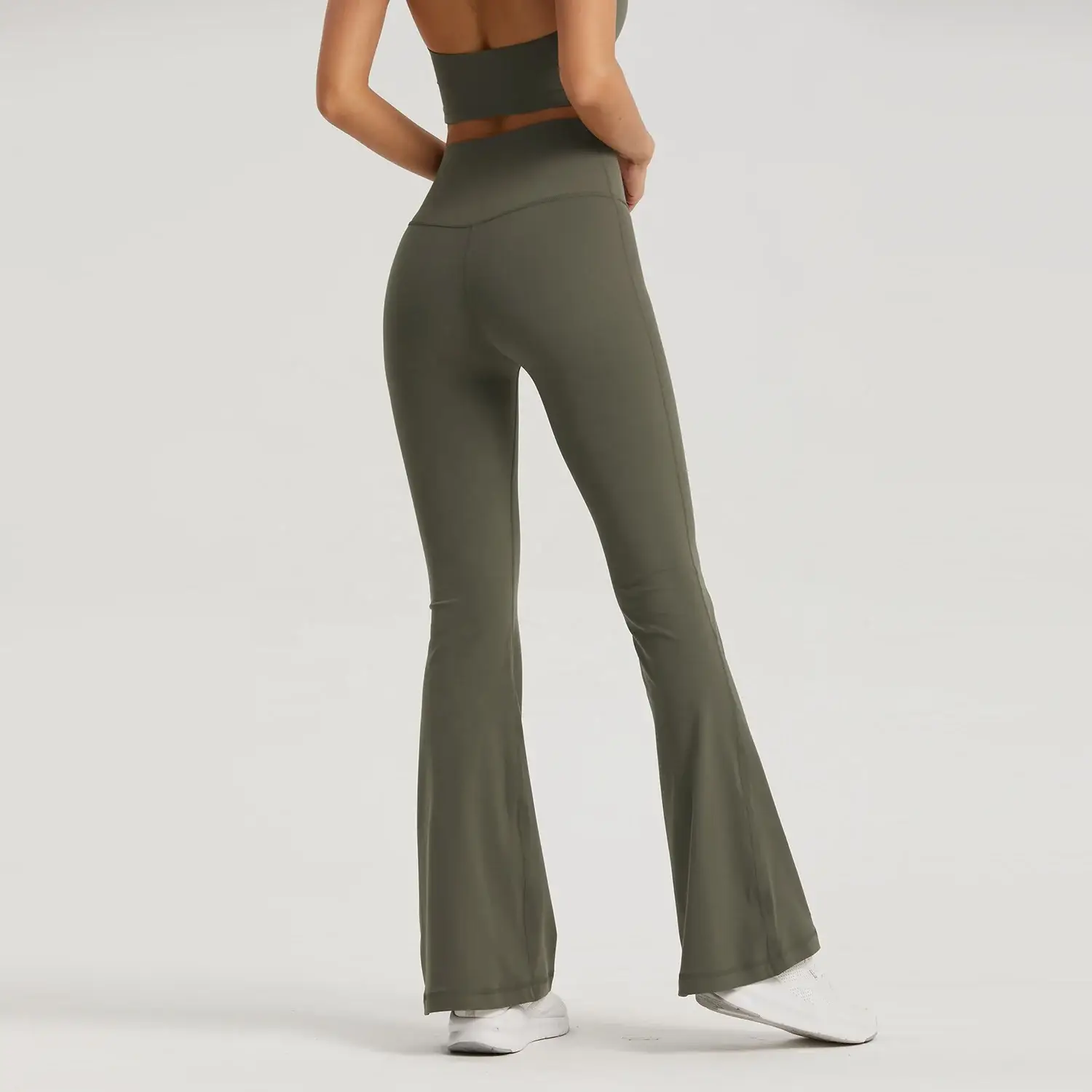 Women’s High Waist Flare Leggings – Wide Leg Yoga Pants, Flared Dance Trousers for Gym & Sports