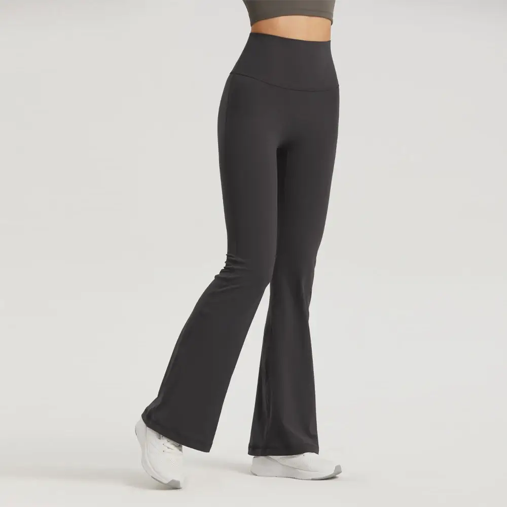 high waist flare leggings, wide leg yoga pants, flared dance trousers, gym workout leggings, stretchy flare pants women