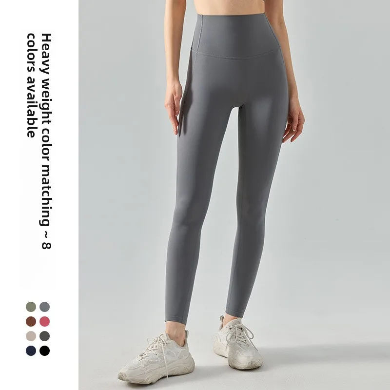 high strength yoga pants, tummy control workout leggings, ultra thin fitness pants, quick dry yoga leggings, high elastic gym pants
