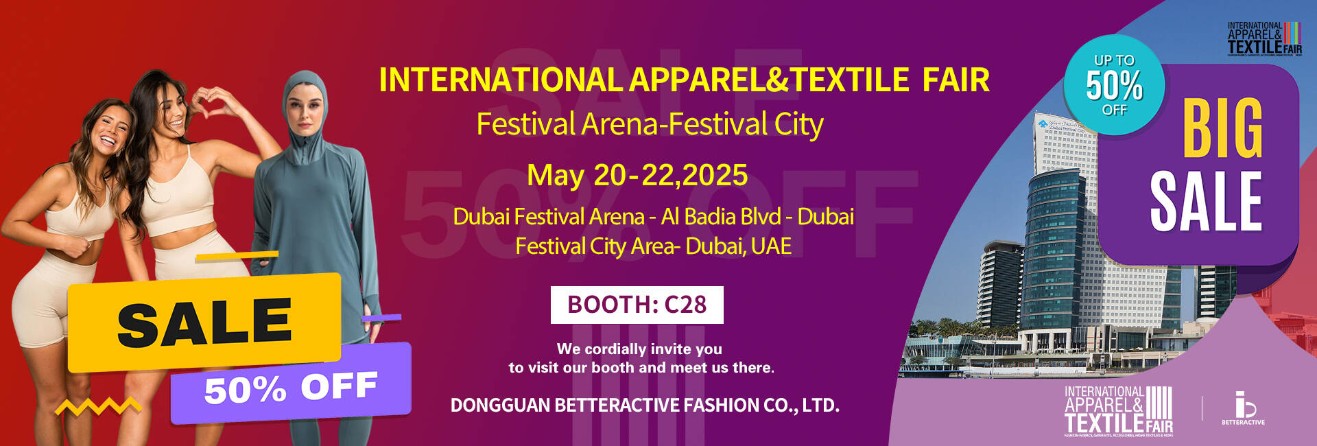 BetterActive to Exhibit at Dubai’s International Apparel & Textile Fair 2025