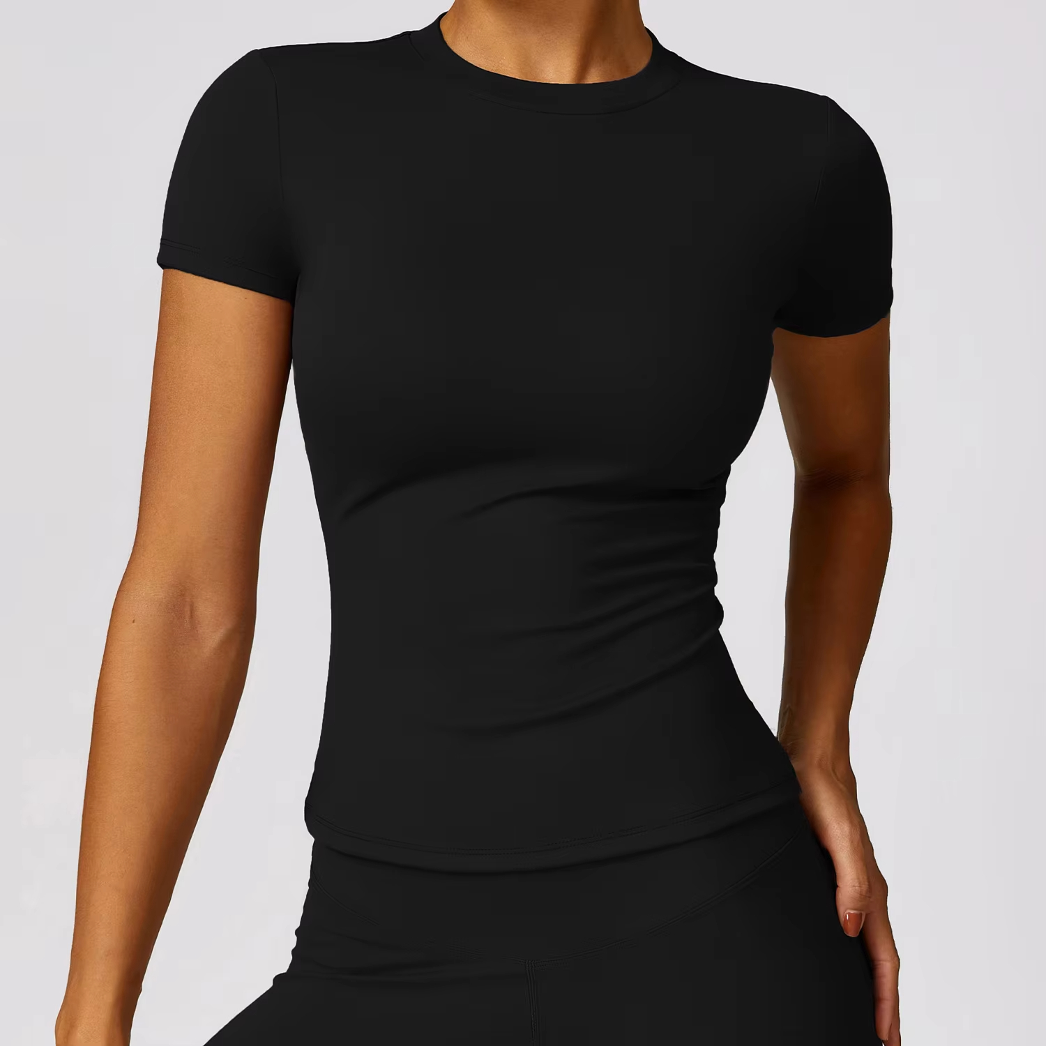 Women’s Slim Fit Breathable Sports T-Shirt Short Sleeve Running Yoga Gym Top