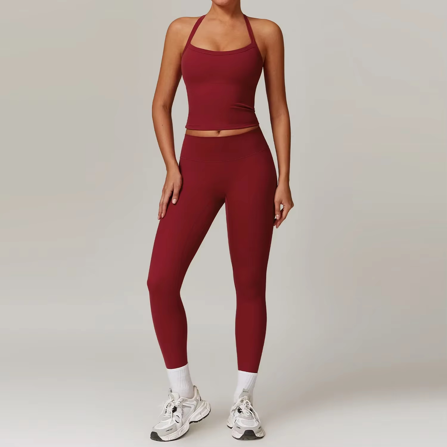 winter yoga suit, women's quick-dry fitness set, tight running outfit, outdoor sportswear women, cold weather workout clothes