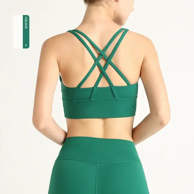 yoga set for women, criss-cross sports bra, high waist shorts, workout outfit, two piece gym suit