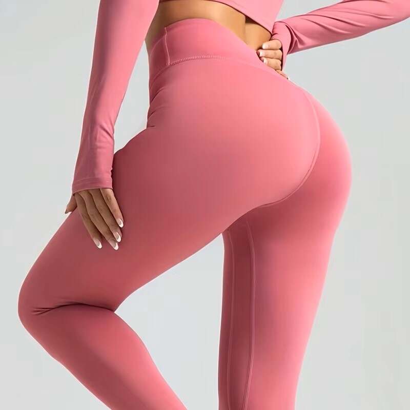high waist leggings, naked feeling yoga pants, seamless workout leggings, gym tights for women, stretchy fitness leggings