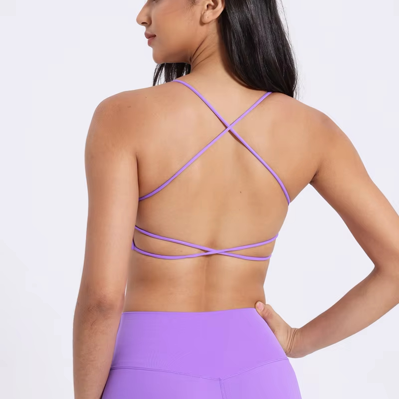 push up sports bra, cross strap bra, yoga gym crop top, fitness bra women, breathable sport top