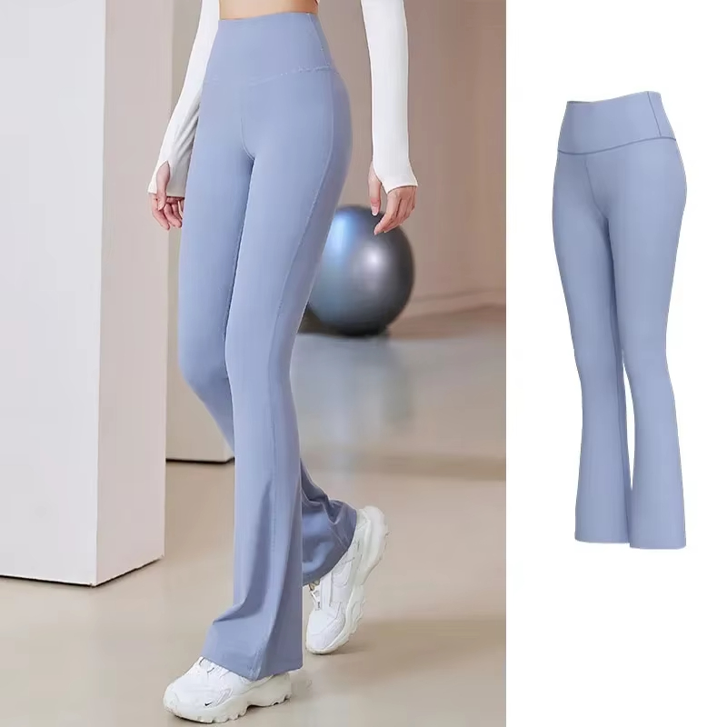 bell-bottom yoga pants, butt lifting leggings, high waist workout pants, slimming fit yoga pants, women gym leggings