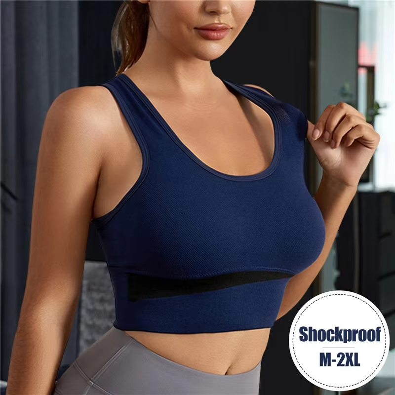 plus size sports bra, cotton yoga bra, push up fitness top, seamless crop top, women’s workout underwear
