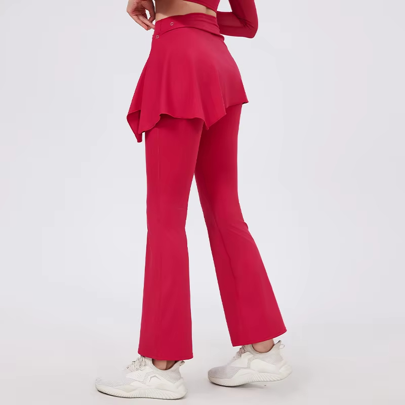 high waist yoga pants, flared yoga leggings, soft quick dry workout pants, fitness pants women, casual sports leggings